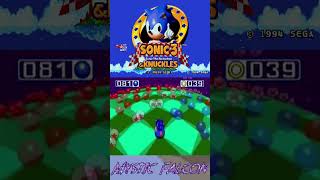 Sonic 3 amp Knuckles  Blue Spheres All Perfects Level 2 [upl. by Fabron973]