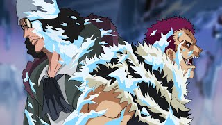 Katakuri discovers that Aokiji has frozen his sister Pudding in One Piece [upl. by Nerok]