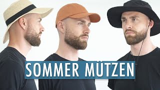 TOP 4 SOMMERMÜTZEN ● Styling Tipps für Männer [upl. by Sauer]