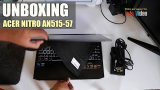 Acer Nitro 5 AN51557 RTX 3050 Unboxing [upl. by Fenella804]