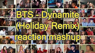 BTS Dynamite Holiday Remix｜reaction mashup [upl. by Whitford]