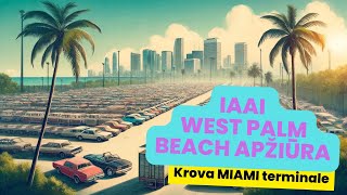 IAAI Aukciono apziura su manimi  Miami Krova [upl. by Anetsirk]