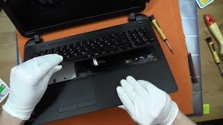 Toshiba Laptop Replace Keyboard Satellite C Series C50 C55 D [upl. by Spohr]