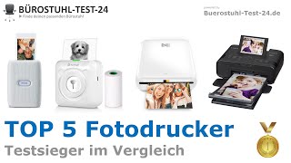 Die besten Fotodrucker 2024 TOP 5 🥇 Testsieger im Vergleich gut und günstig [upl. by Gainor54]