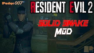 Solid Snake MOD  Resident Evil 2 Remake PC  Part 1 [upl. by Powel]