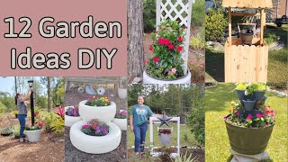 12 Easy DIY Ideas for Your Garden [upl. by Loria797]