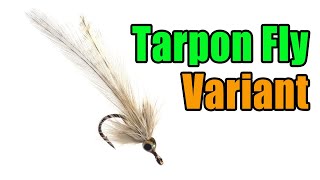 Tarpon Fly Variant Fly Tying [upl. by Hanafee]