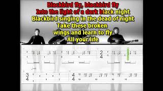 Blackbird Beatles isolated Leadvocal  tapping feet Paul lyrics chords tabs [upl. by Pansir190]