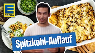 SpitzkohlAuflauf  Spitzkohl mit Hackfleisch und Kartoffeln [upl. by Gawen]