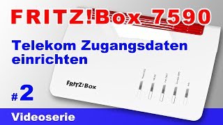 FRITZBox 7590 einrichten am Telekom VDSL Anschluss mit dem Assistenten 2 [upl. by Perlman]