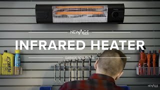 Infraded Heater  Garage Infrared Heater  NewAge Products [upl. by Irek]