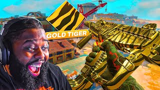 I Unlocked the NEW Warzone Camo quotGOLD TIGERquot Black Ops 6 [upl. by Tiffy]