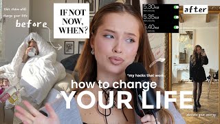 How to CHANGE YOUR LIFE before a new year it’s EASY real tips to achieve your goals guide ✨ [upl. by Kavita26]