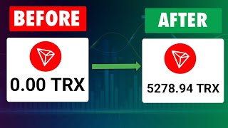 100 TRX 🎊  TRX MINING  HOW TO EARN TRX FREE  NEW AIRDROP  TRX MAKING PLATFORM [upl. by Idonna]