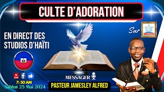 Culte dAdoration live sur MEODH Haïti Past Jamesley Alfred 250524 [upl. by Joeann]