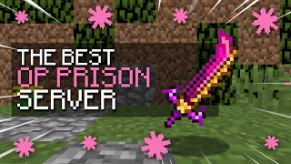 Grinding On THE BEST OP Minecraft Prisons Server [upl. by Arev]