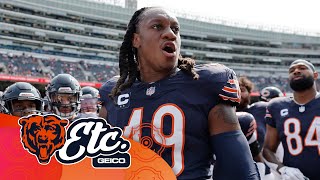 Tremaine Edmunds on preparing for Panthers embracing leadership  Bears etc Podcast [upl. by Margot25]