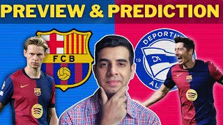 Deportivo Alavés vs Barcelona Can Barça Bounce Back in La Liga [upl. by Ikceb]