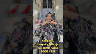 Gamis syari bahan ceruty babydoll persiapan baju lebaran stelanmuslimah bajulebaran [upl. by Divad477]