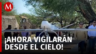 Aviones y drones refuerzan la seguridad en el espacio aéreo de Zacatecas [upl. by Odom]