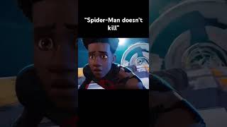 “SpiderMan doesn’t kill” spiderman edit spiderverse [upl. by Anaidiriv]