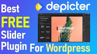 How to Create a FREE Slider in WordPress with Depicter Slider  Depicter slider plugin tutorial [upl. by Rosio]