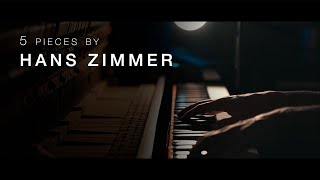 5 Pieces by Hans Zimmer \\ Iconic Soundtracks \\ Relaxing Piano 20min [upl. by Ardnoed]