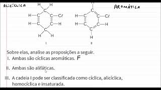 Classificação de cadeias carbônicas [upl. by Ybok]