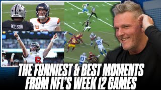 The Best amp Funniest Moments From NFL Week 12 That Show Why We Love Football  Pat McAfee Show [upl. by Medlin]