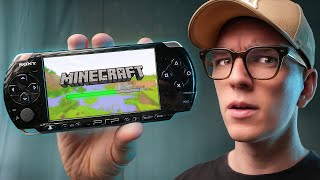 Can a 15 Year Old Sony PSP Run Minecraft [upl. by Eanal]