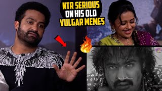 NTR Serious On His Old Movies Vulgar Memes  Suma Kanakala  JR NTR  Devara Movie [upl. by Hannej495]