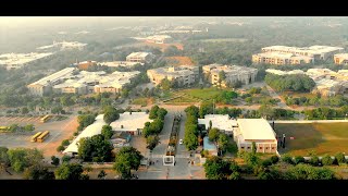 Aerial Walkthrough of Ganpat University Campus  2019  4K [upl. by Eniluj]