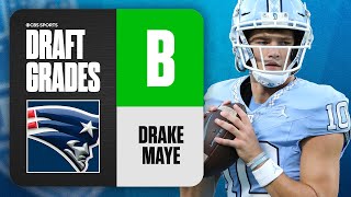 2024 NFL Draft Grades Patriots select Drake Maye No 3 Overall  CBS Sports [upl. by Small975]