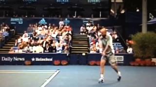 Agassi backhand slow mo [upl. by Gracie]