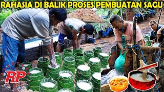 TRANSFORMASI DARI BATANG POHON JADI BAHAN POKOK  TEKNIK TRADISIONAL DAN MODERN PEMBUATAN SAGU [upl. by Placeeda87]