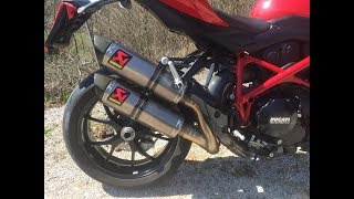 DUCATI Streetfighter 848 Akrapovič exhaust  Rizoma Spyr  fullsix carbon [upl. by Ignacia]