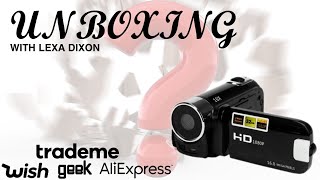 Unboxing  HD 1080P Camcorder [upl. by Marras665]