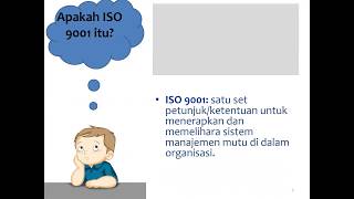 ISO 9001  2015 Klausul 4 [upl. by Assyla192]