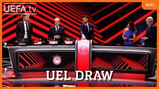 202425 UEL League Phase Draw [upl. by Husch989]