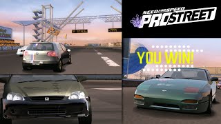 Climbing up the ranks  NFS ProStreet Improvised Mod PS2 [upl. by Olympium]