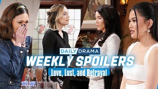 The Bold and the Beautiful Weekly Spoilers Love Lust and Betrayal [upl. by Jeromy869]