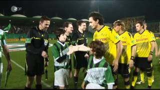 SpVgg Greuther Fürth vs Borussia Dortmund Intro Choreos DFBPokal 20112012 [upl. by Truscott]