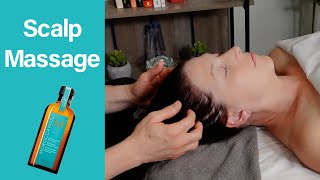 Luxury Scalp Massage with Moroccanoil Treatment [upl. by Iba]