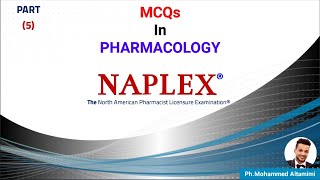 NAPLEX exam  Part5  MCQs NABP pharmacology [upl. by Dion59]