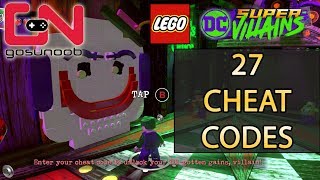 Lego DC SuperVillains Cheat Codes  Unlock All 27 Characters amp Showcase [upl. by Yanehc149]