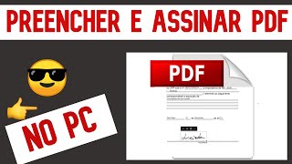 ✅2024 Como preencher e assinar PDF no Pc 😎 [upl. by Karine514]