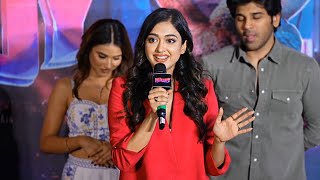 Actress Gayatri Bhardwaj Speech at Buddy Pre Release Press Meet  Allu Sirish  Silver Screen [upl. by Samuella]