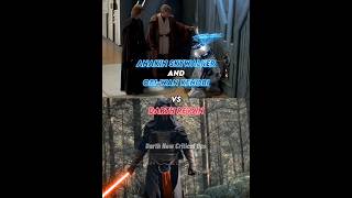 Anakin Skywalker and ObiWan Kenobi vs Darth Revan [upl. by Anasxor]