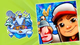 SUBWAY SURFERS Mystery Hurdles The North Pole 2023  GINGERBOT [upl. by Retsof]