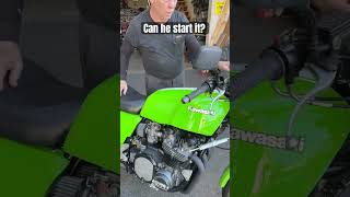 Can He Start This 1973 Kawasaki Z1 quotFrankensteinquot [upl. by Medwin129]